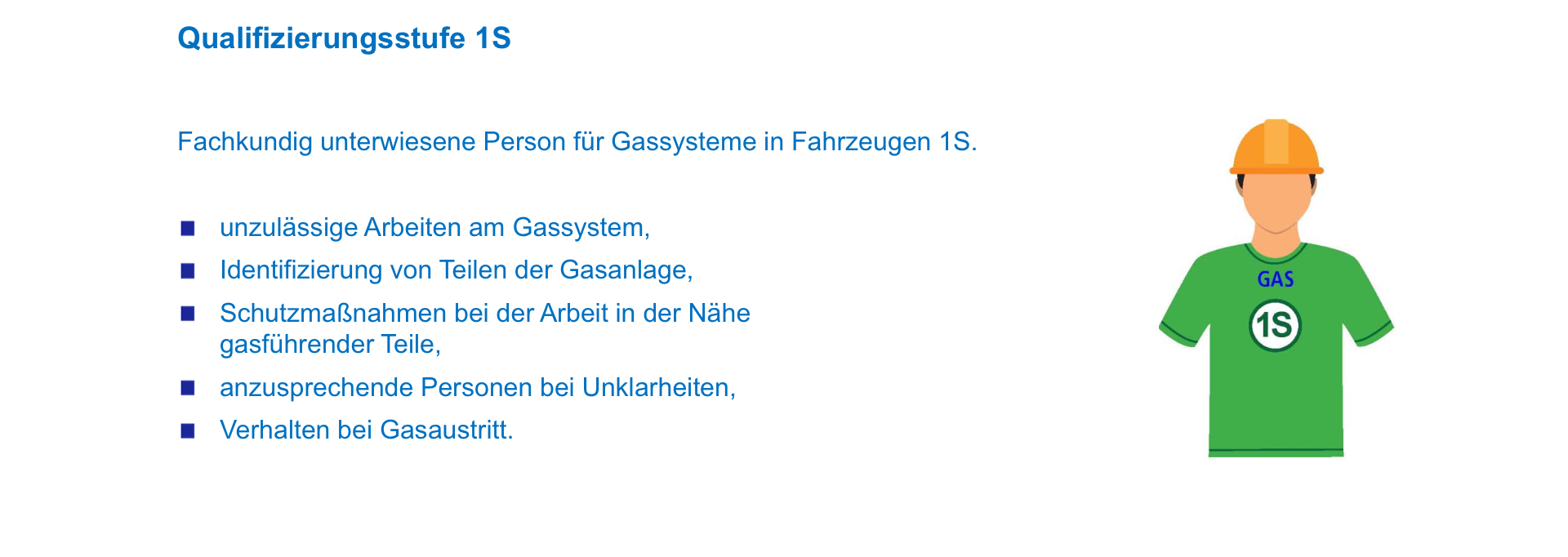 Abbildung 2_4: Qualifizierungsstufe 1S (Bildquelle: TAK)